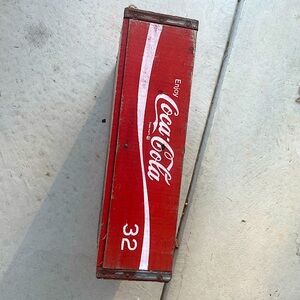 Vintage Enjoy COCA-COLA Wooden Bottle Crate Box